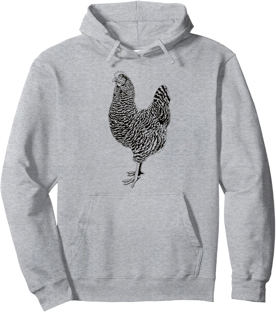 Zeichnung eines Amrock Huhn Pullover Hoodie