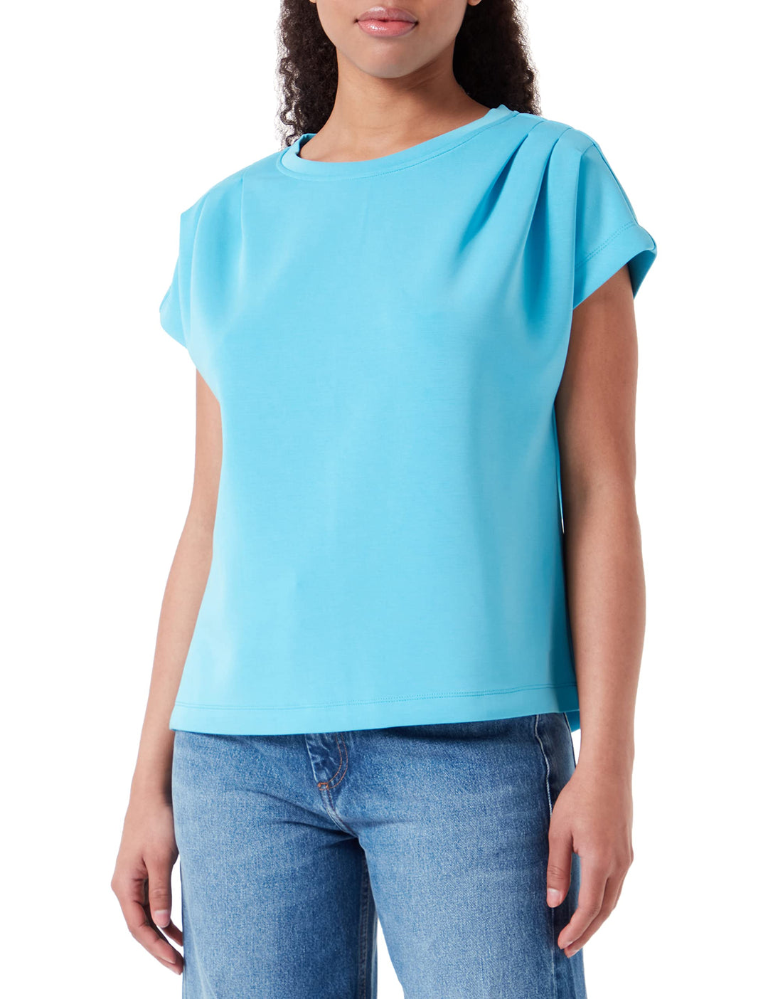comma Damen Sweatshirt 34 Blau 6242, 34 Blau 6242