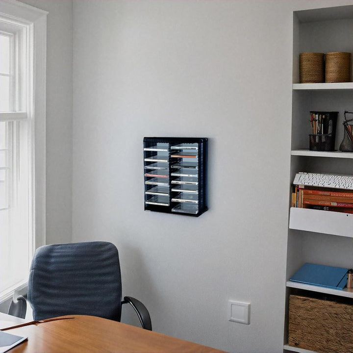 ProfiOffice CD Regal Ständer Turm Media-Rack MR-52S, Aufbewahrung von 52 CDs mit Hüllen, erweiterbar