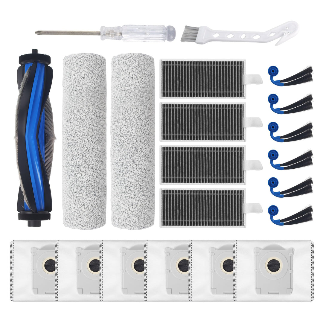 21 Stück Zubehörset für Ecovacs Deebot X9 Pro Omni Saugroboter, für Ecovacs Zubehör für Ecovacs Ersa