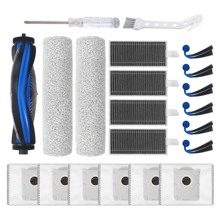 21 Stück Zubehörset für Ecovacs Deebot X9 Pro Omni Saugroboter, für Ecovacs Zubehör für Ecovacs Ersa
