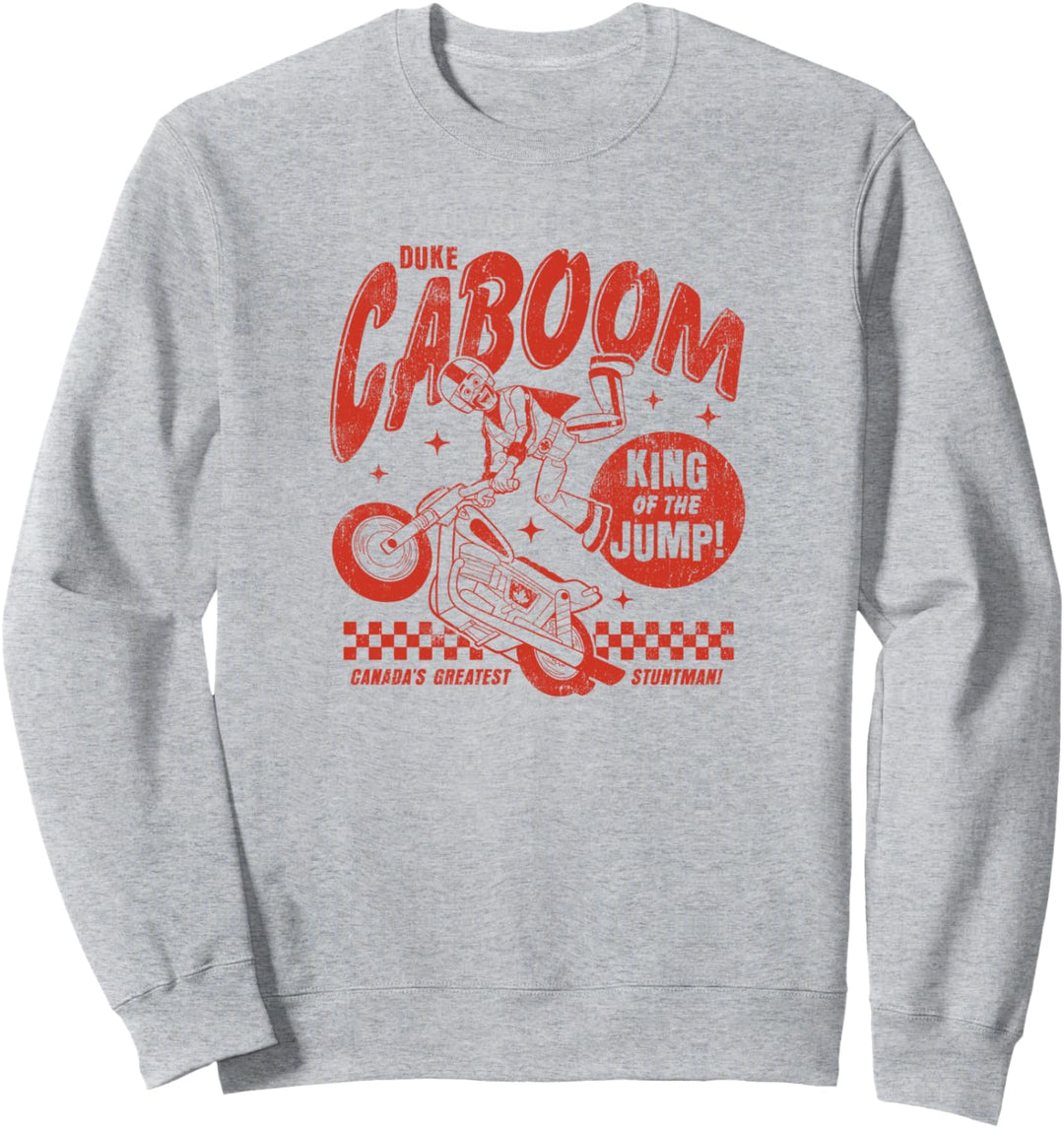 Disney Pixar Toy Story Duke Caboom Greatest Stuntman Sweatshirt