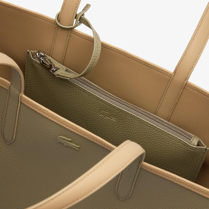 Lacoste Damen Nf2142aa Einkaufstasche Eco Sand Eco Kelp (M48), Beige (M48)