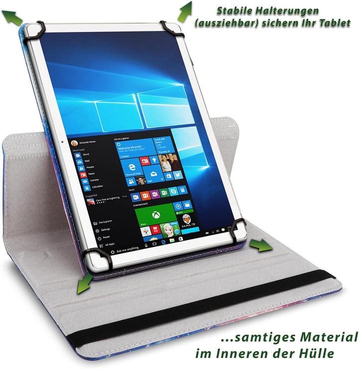 UC-Express Tablet Schutzhülle - kompatibel mit Blackview Tab 16/15 / 15 Pro 10,5 11 Zoll Geräten - 3