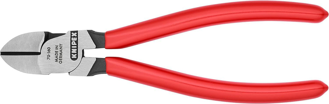 Knipex Seitenschneider schwarz atramentiert, mit Kunststoff überzogen 160 mm (SB-Karte/Blister) 70 0