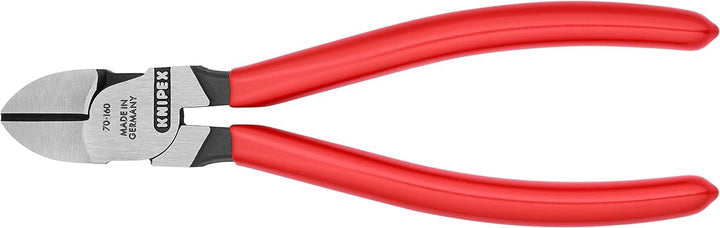 Knipex Seitenschneider schwarz atramentiert, mit Kunststoff überzogen 160 mm (SB-Karte/Blister) 70 0