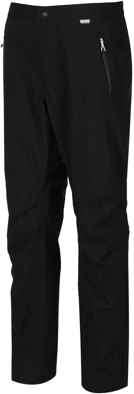 Regatta Herren Highton Strch TRS Over Trousers 3XL Schwarz, 3XL Schwarz
