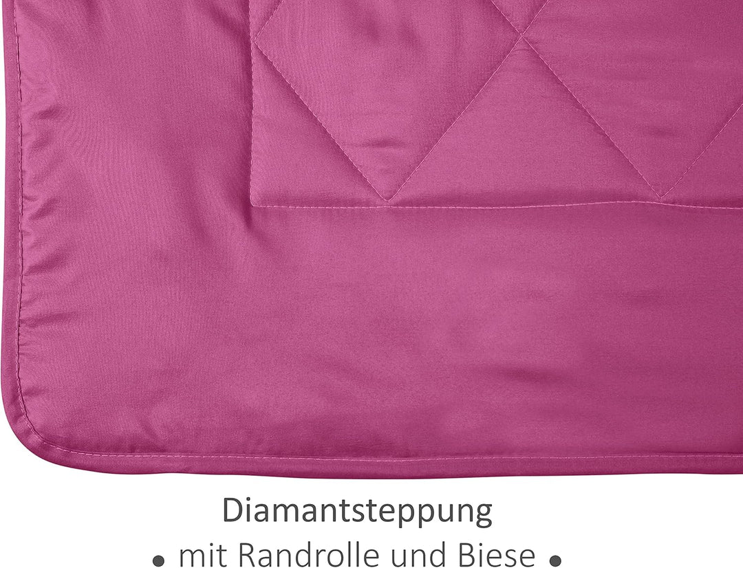 Sommerdecke 155x220 cm - dünne und leichte Bettdecke für den Sommer – Kühl schlafen – ideal für Camp