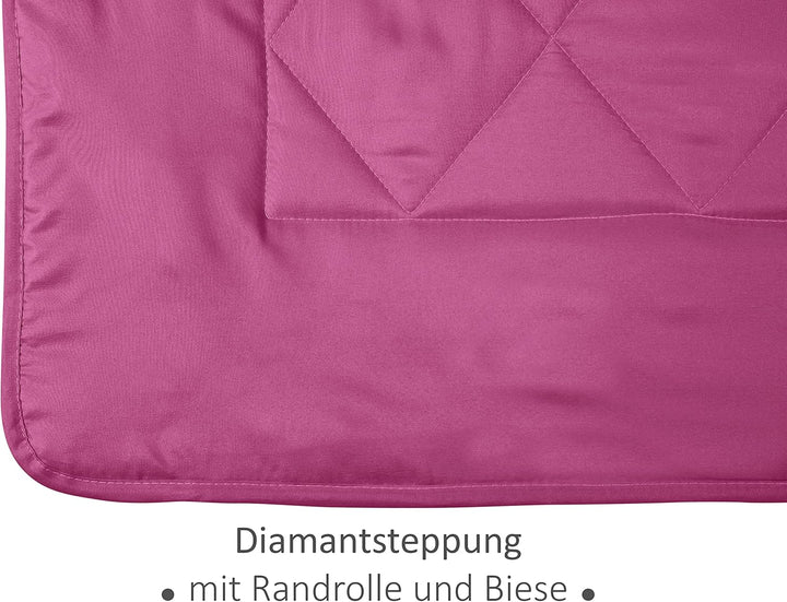 Sommerdecke 155x220 cm - dünne und leichte Bettdecke für den Sommer – Kühl schlafen – ideal für Camp