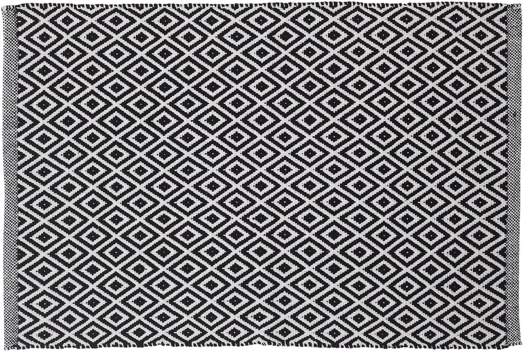 Sealskin Badteppich Trellis, schwarz, 90 x 60 cm 90x60 cm Schwarz, 90x60 cm Schwarz