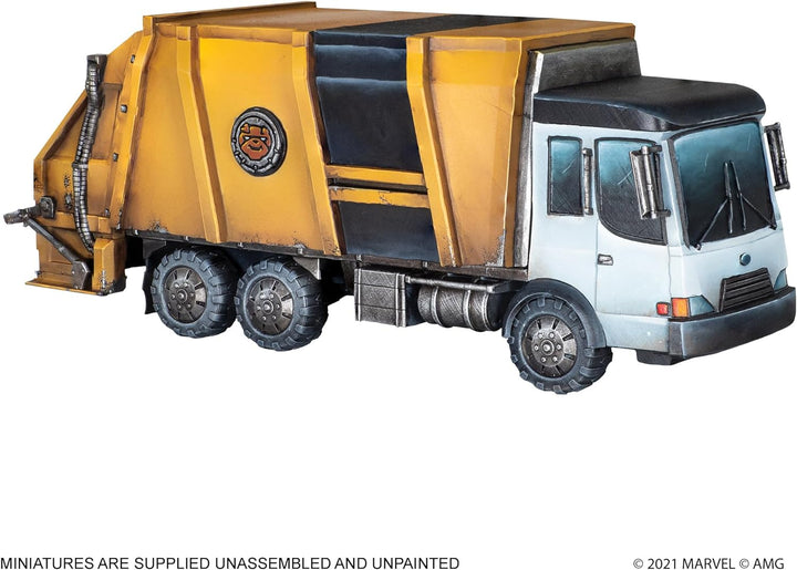 Atomic Mass Games , Marvel Crisis Protocol: NYC Commercial Truck Terrain Pack, Miniatures Game, Ages