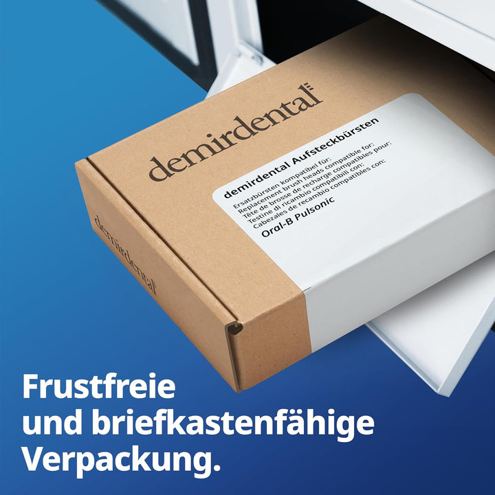 Aufsteckbürsten von demirdental für Oral-B Pulsonic Aufsteckbürsten, Medium Aufsteckbürsten, Ersatzb