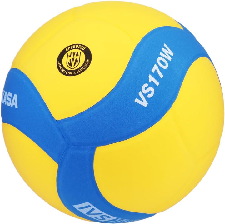 Mikasa VS170W FIVB Kids Ball VS170W-Y-B, Unisex Volleyballs, Yellow, 5 EU