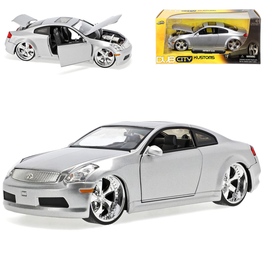 Nisan Infiniti Infinity Silber Silver G35 G 35 Tuning 1/24 Jada Jadatoys Modellauto Modell Auto