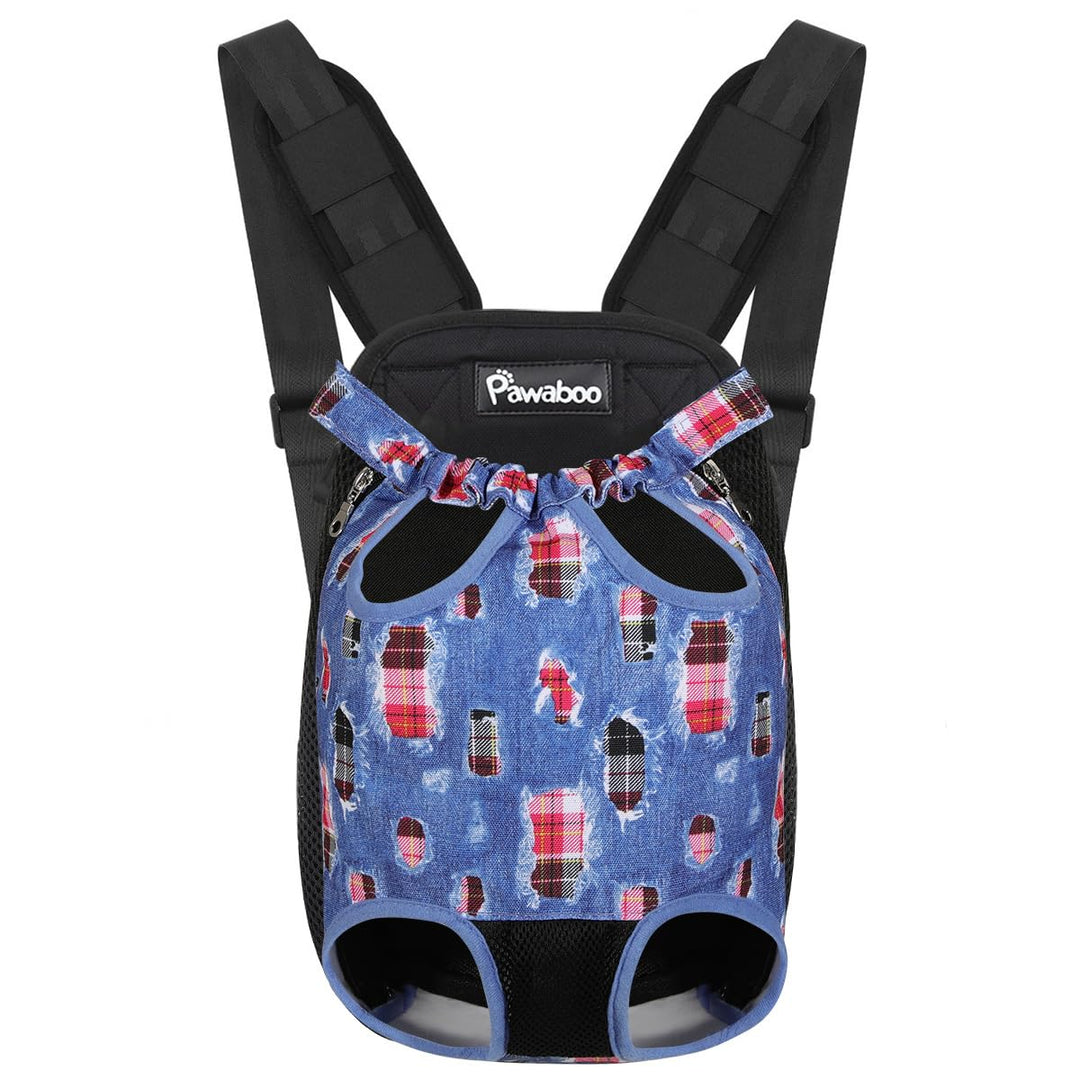 Pawaboo Haustier Rucksack Hund Tragetasche, Verstellbar Beinen heraus Rucksäcke Haustier Tragbar Rei
