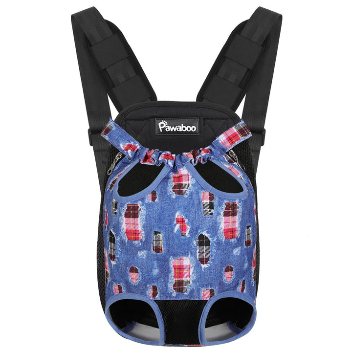 Pawaboo Haustier Rucksack Hund Tragetasche, Verstellbar Beinen heraus Rucksäcke Haustier Tragbar Rei