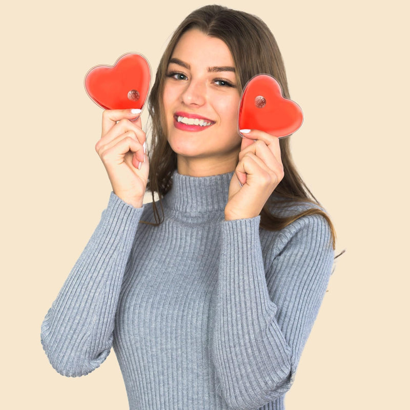 Handwärmer Taschenwärmer Herz Wärme-Kissen; Knickkissen Taschen-Wärmer für langanhaltende Wärme in j