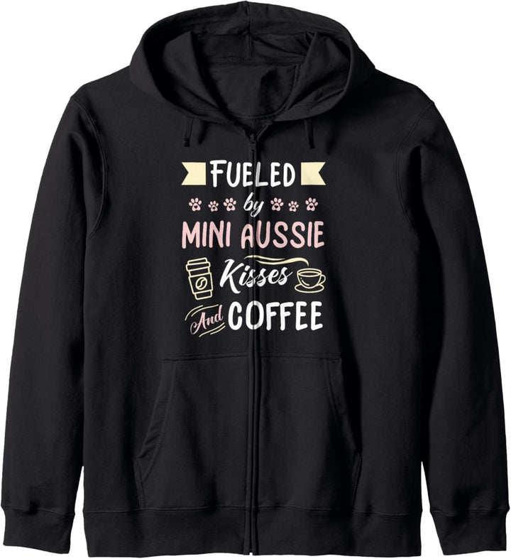Mini Aussie Mom Australian Shepherd Dog Coffee Lover Kapuzenjacke