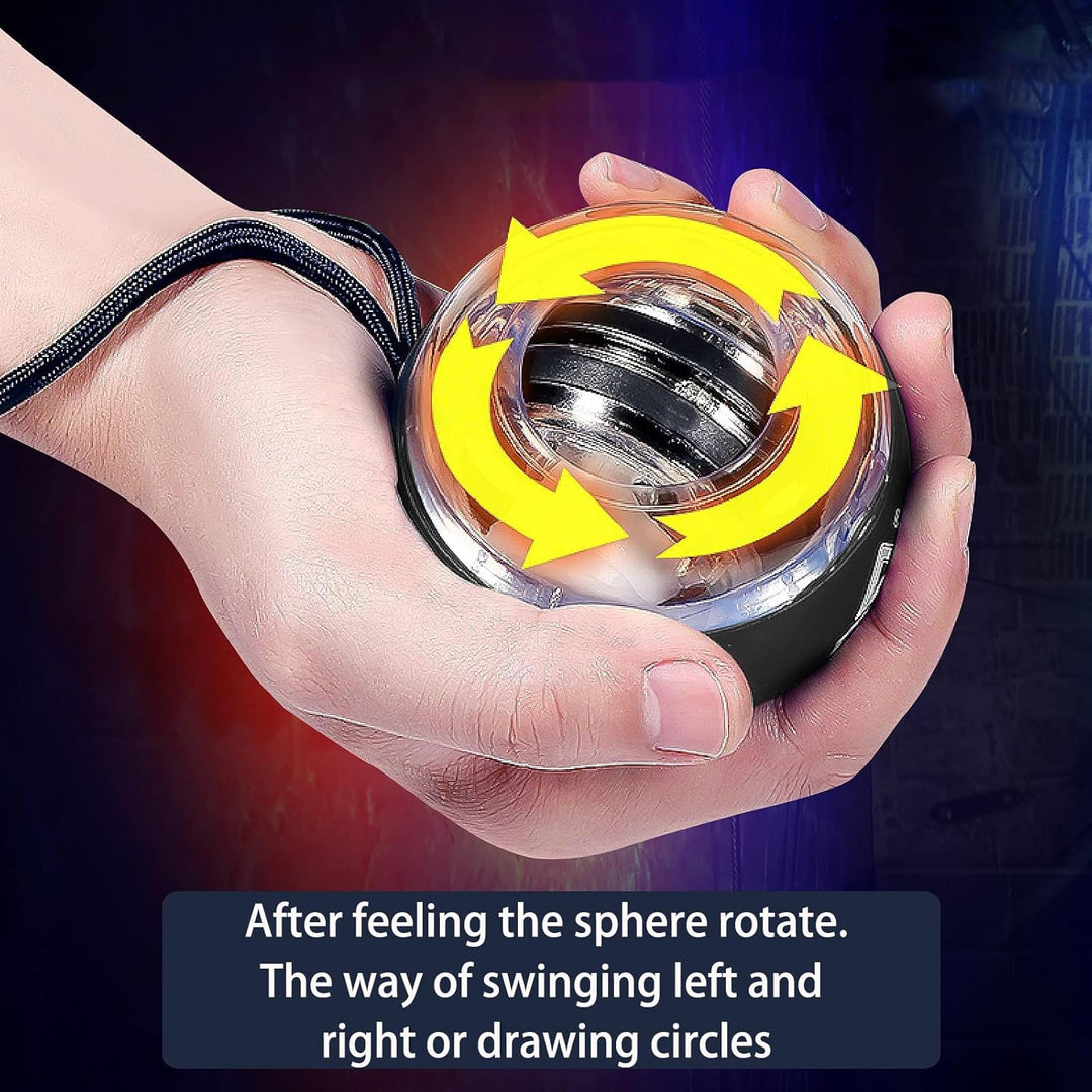 Handgelenktrainer-Ball, Auto-Start, Handgelenkstärker, Gyroskopischer Unterarm-Trainer, Gyro-Ball zu