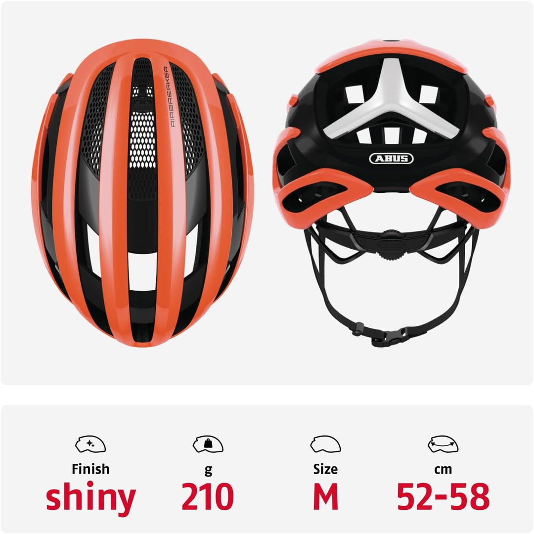 ABUS Rennradhelm AirBreaker - High-End Fahrradhelm für den professionellen Radsport - für Jugendlich