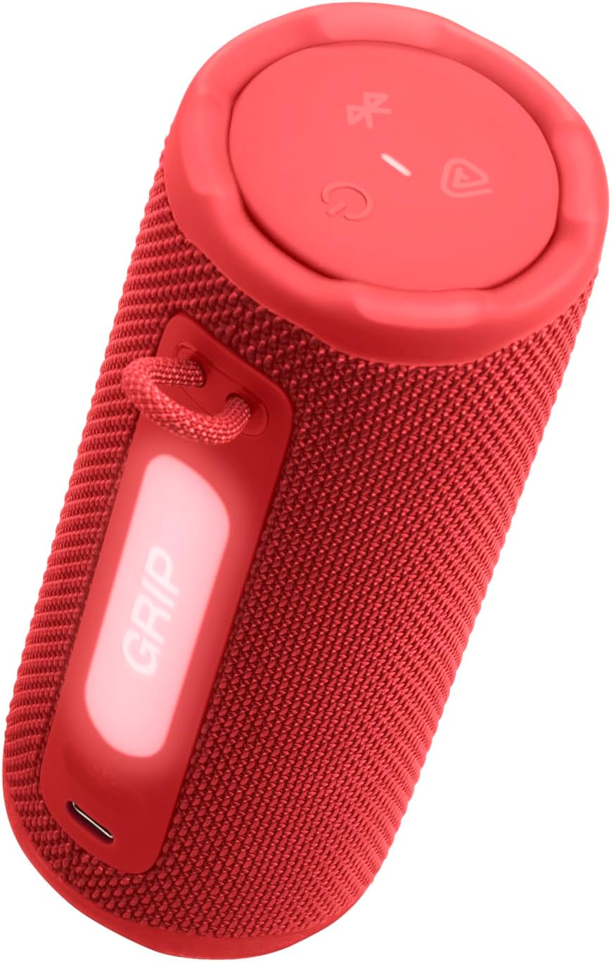 JBL Grip Kompakter Bluetooth Lautsprecher, JBL Pro Sound mit AI Sound Boost, IP68 Wasser- und Staubd