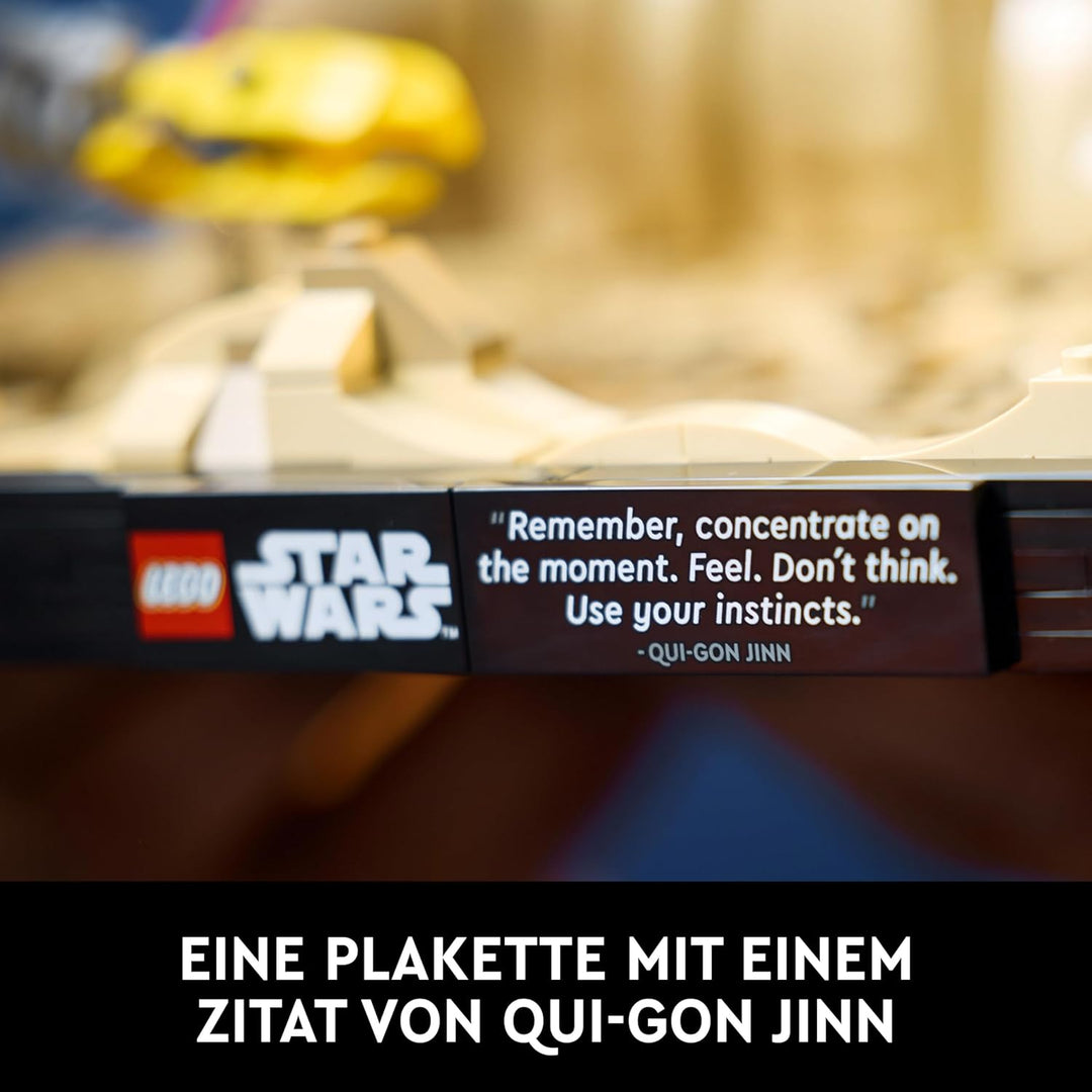 LEGO Star Wars Podrennen in Mos Espa – Diorama, Set für Erwachsene, Die dunkle Bedrohung Modellbausa