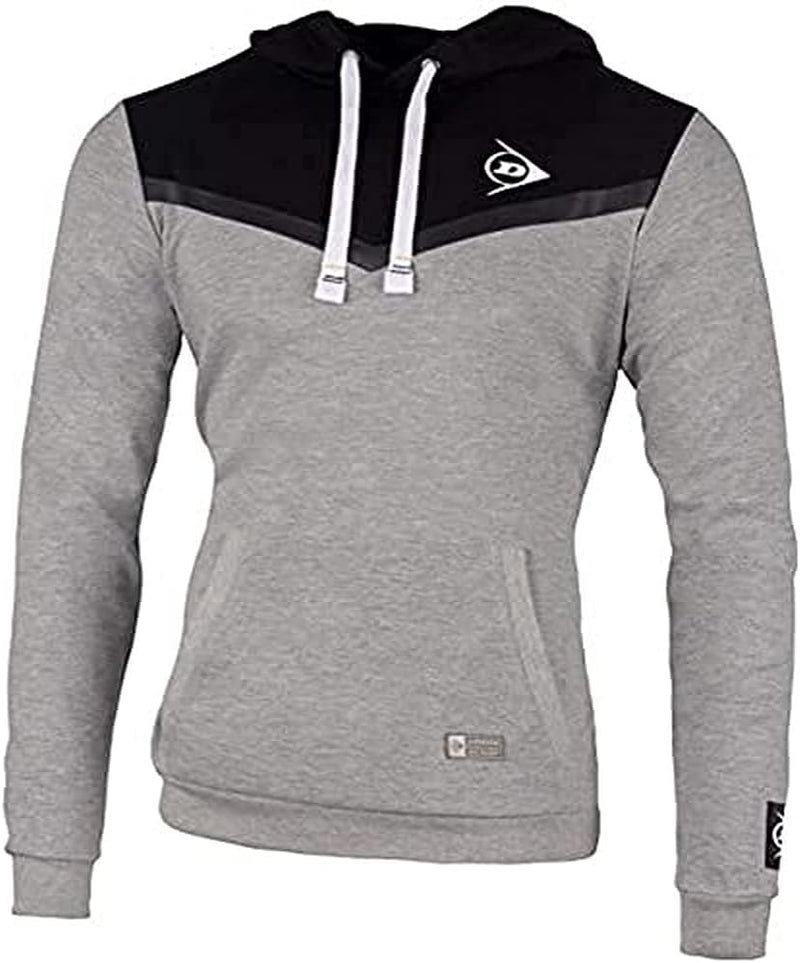 Dunlop Sports Kinder Essential Line Kids Hooded Sweat 128 Grau/Anthrazit, 128 Grau/Anthrazit