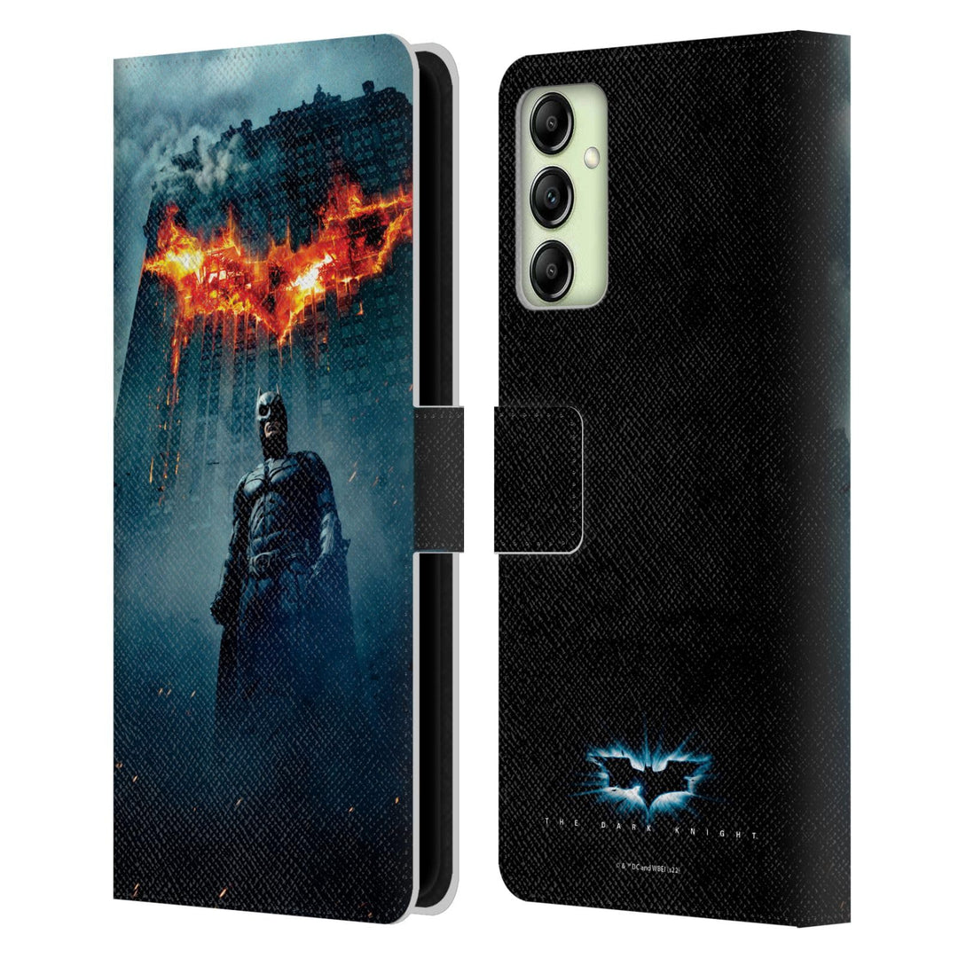 Head Case Designs Offizielle The Dark Knight Batman-Plakat Wichtige Kunst Leder-Wallet-Hülle Kompati