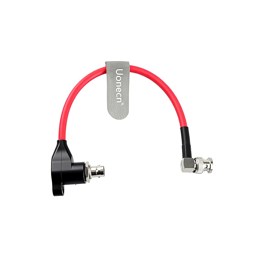 Uonecn SDI Schutzvorrichtung Kabel HD SDI BNC Stecker auf Rechter Winkel BNC Buchse Galvanic-Isolato