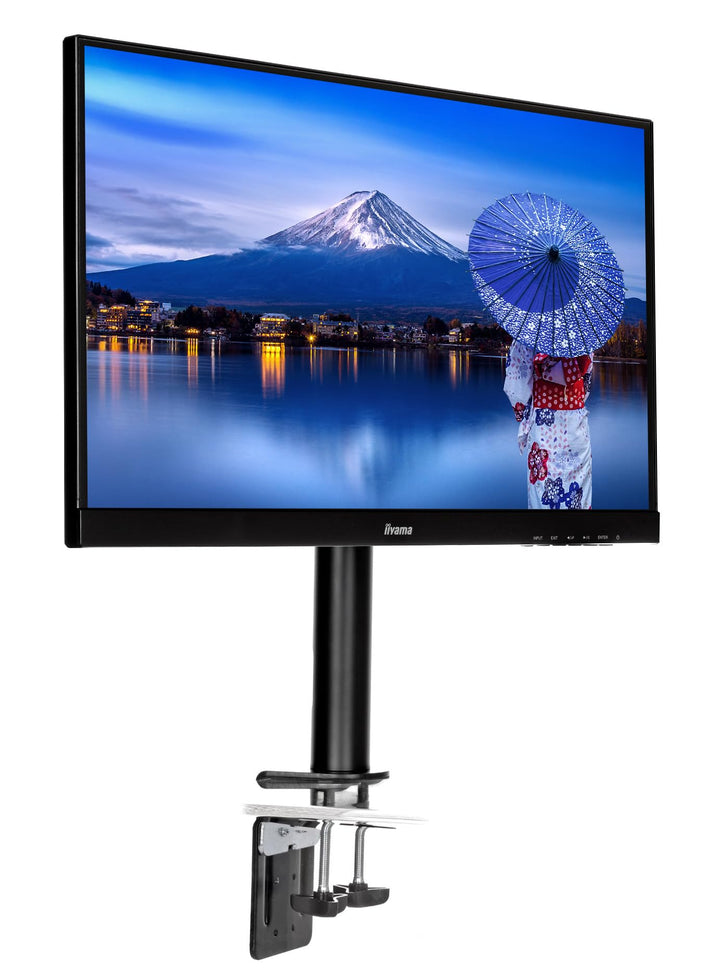 iiyama DS1001C-B1 Einzel-Monitor Halterung (Tischklemme oder Tischdurchführung) für Displays bis 32