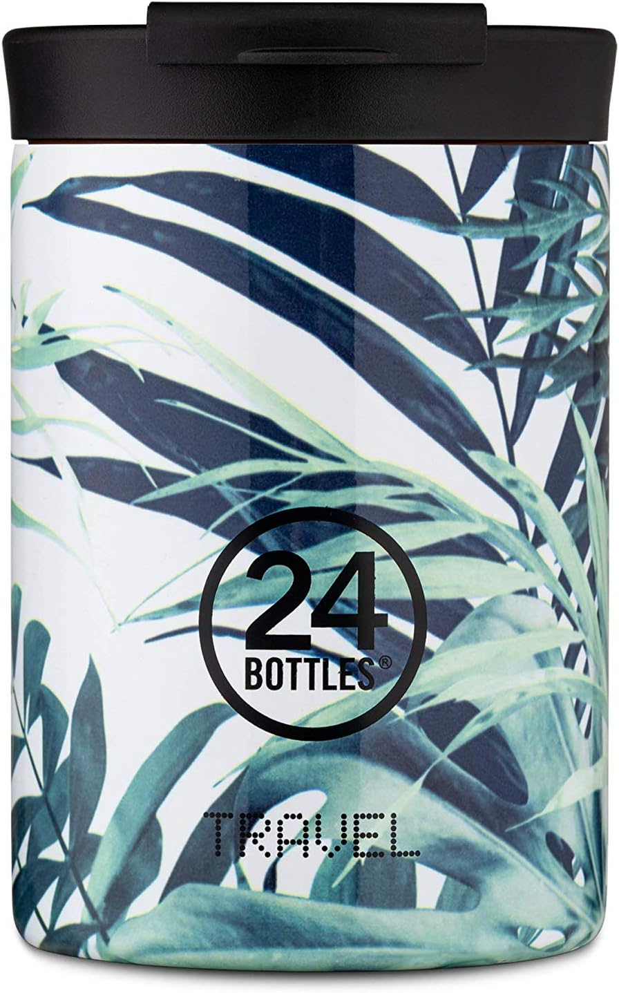 24Bottles Travel Tumbler aus Edelstahl in der Farbe Lush mit 350ml, Masse: 8cm x 8cm x 12,5cm, 424 3