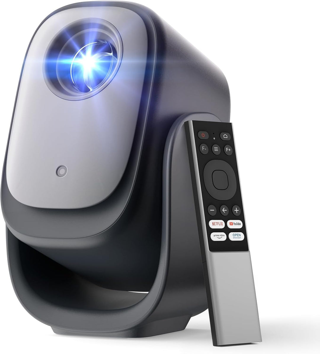Dangbei N2 mini Smart Beamer mit Ständer, Offizielles Netflix Heimprojektor 1080P Full HD, Autofokus