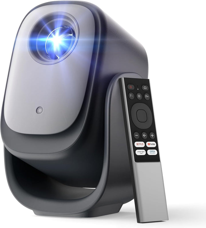 Dangbei N2 mini Smart Beamer mit Ständer, Offizielles Netflix Heimprojektor 1080P Full HD, Autofokus