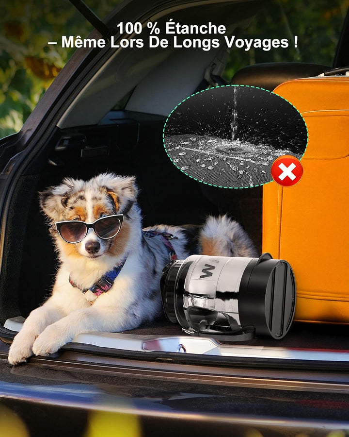 lesotc 2200 ml Trinkflasche für Hunde, Tragbare XXL extra grosse Hundetrinkflasche für unterwegs – C