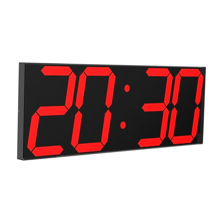 CHKOSDA LED Uhr Digitale Uhr Grosse Wanduhr mit 18-Zoll-LED-Anzeige, Countdown-Uhr mit 8 einstellbar
