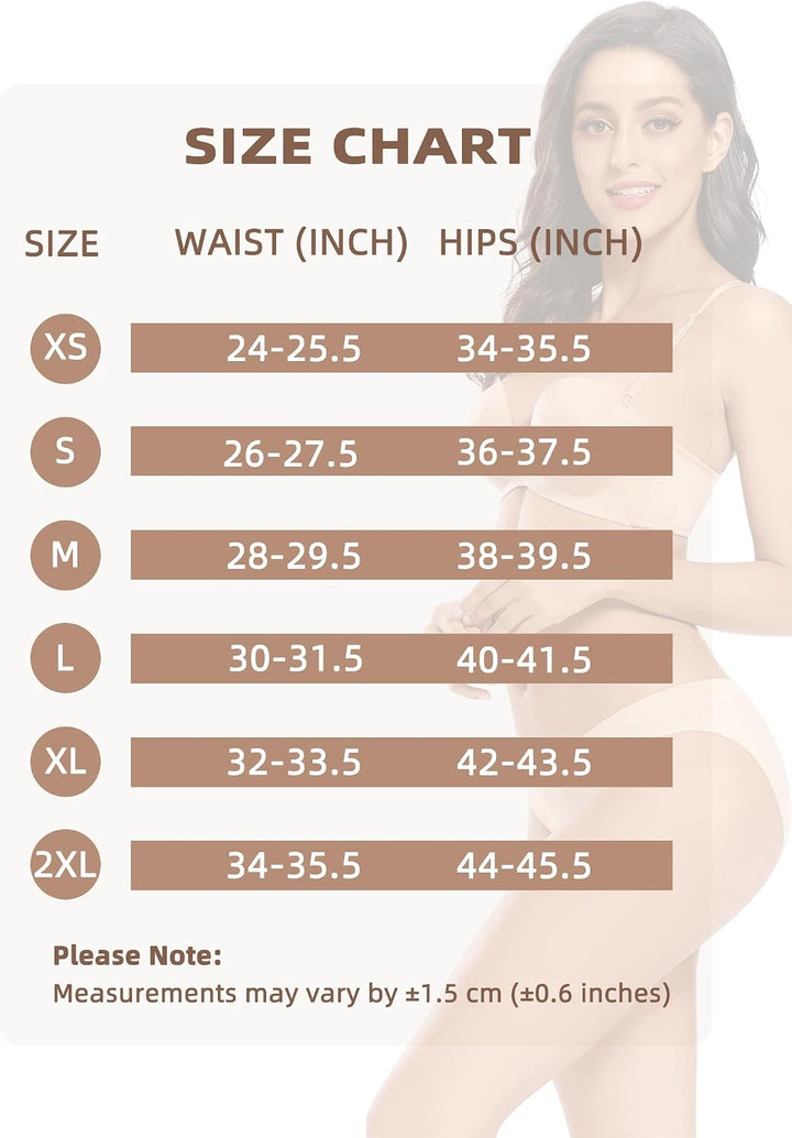 VOENXE Unterhosen Damen 5er Pack,Nahtlose Stretch Bikini Slip Panty,Ohne Naht Frauen Unterhose,No Sh