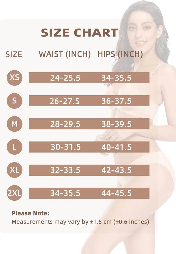 VOENXE Unterhosen Damen Nahtlose,Seamless Slips Unterwäsche Panty,Ohne Naht Frauen Stretch Bikini,No