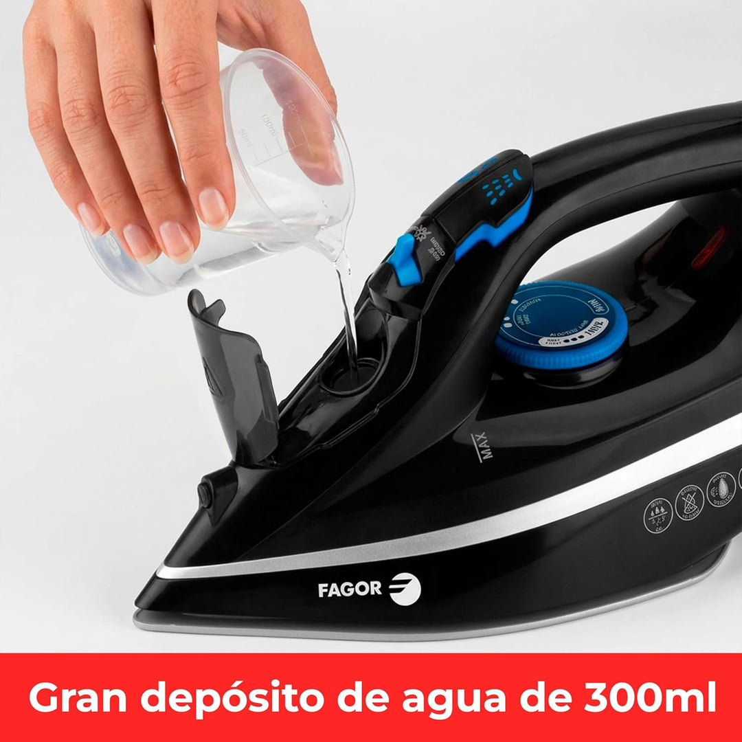 Fagor Kabelloses Bügeleisen Comforta Free Roll mit Ladestation 360 °