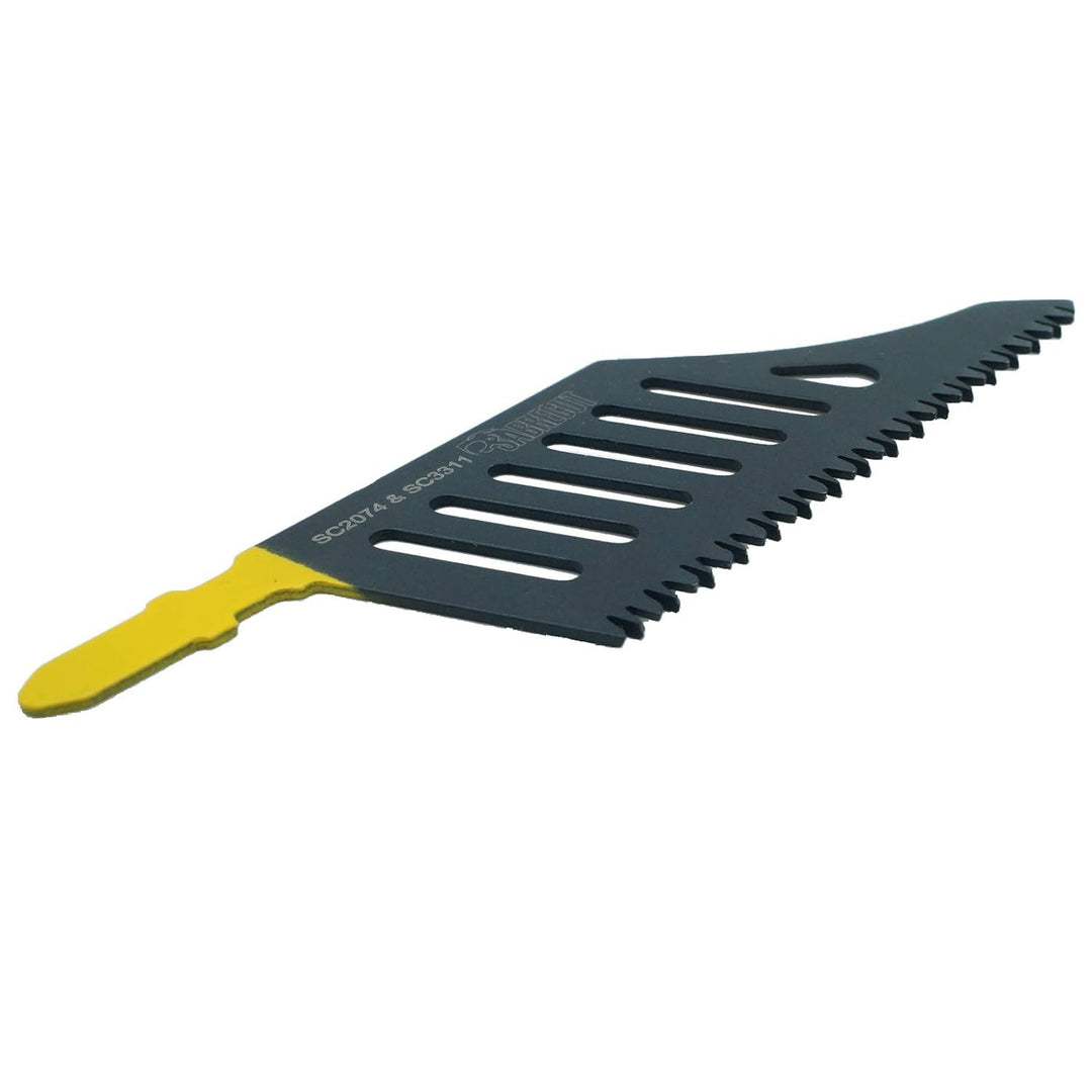 4 x SabreCut JSSC2074_4 T-Schaft HCS Wood Flush Cutting DT2074 Stichsägeblätter kompatibel mit Dewal