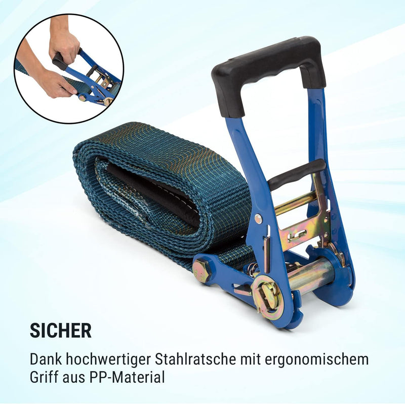 Klarfit Slackline, Slackline für Kinder & Erwachsene, Slackline-Set mit Übungsline, Ratsche, Seile &