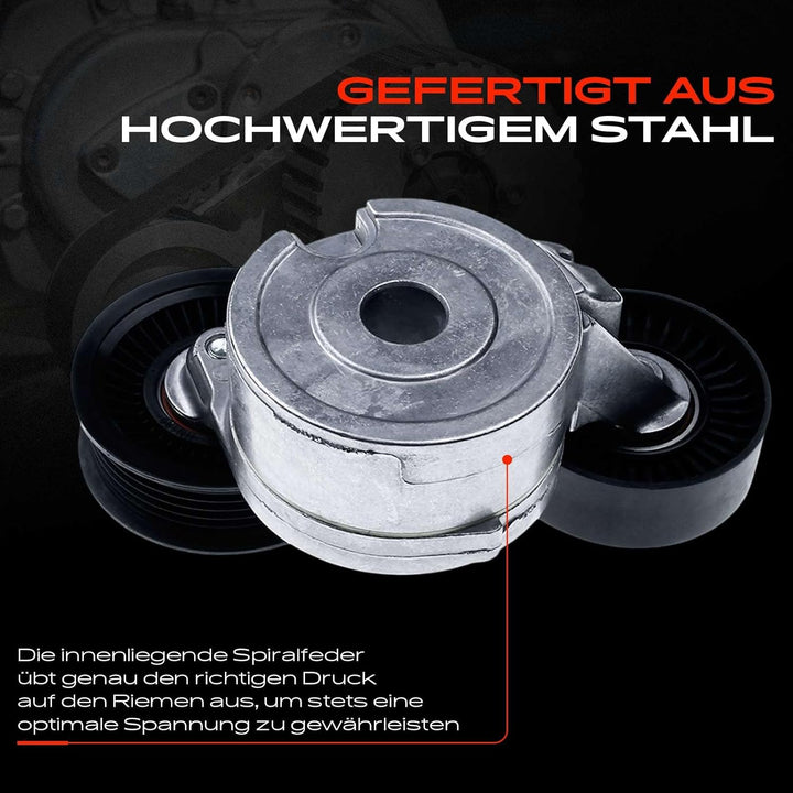 Frankberg Spannrolle Riemenspanner für Aspen HG Dakota Durango HB Nitro Ram 1500 Pick-up Commander X