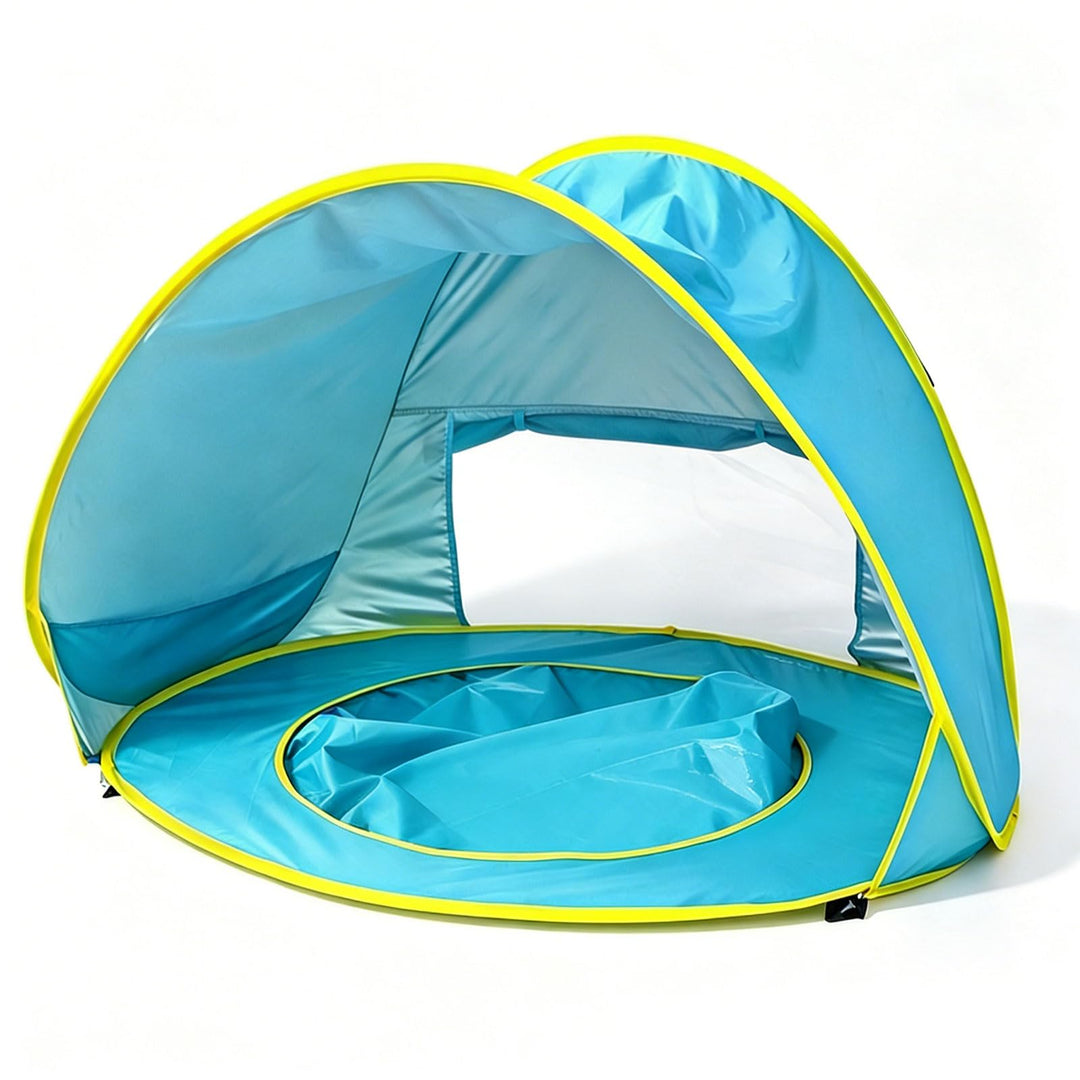 Strandmuschel Strandzelt Pop-up Strand Zelt mit trennbarer Pool UV-Schutz UPF 50+ Sun Shade Shelter
