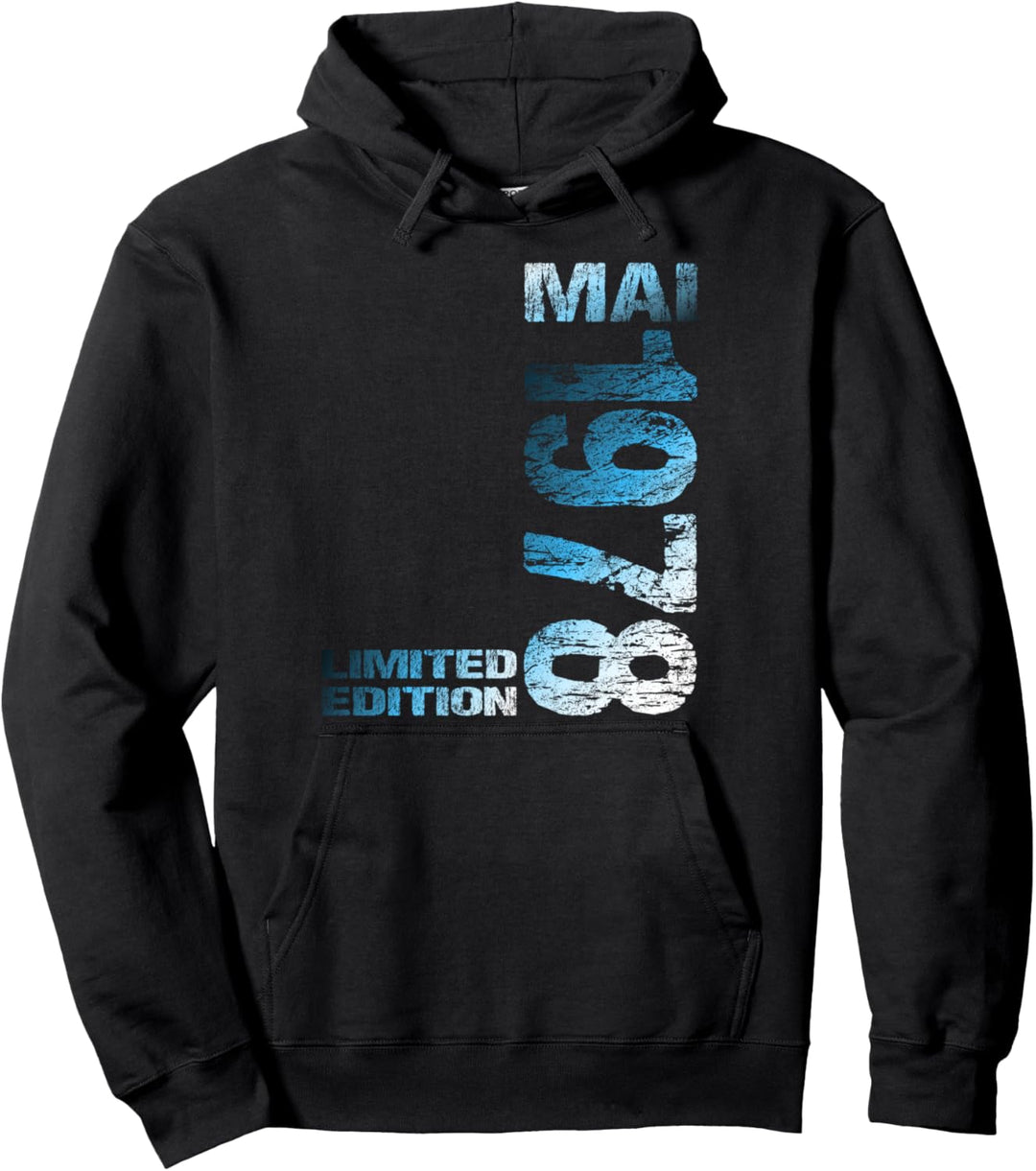 Mai 1978 Mann Frau 46. Geburtstag Limited Edition 46 Pullover Hoodie