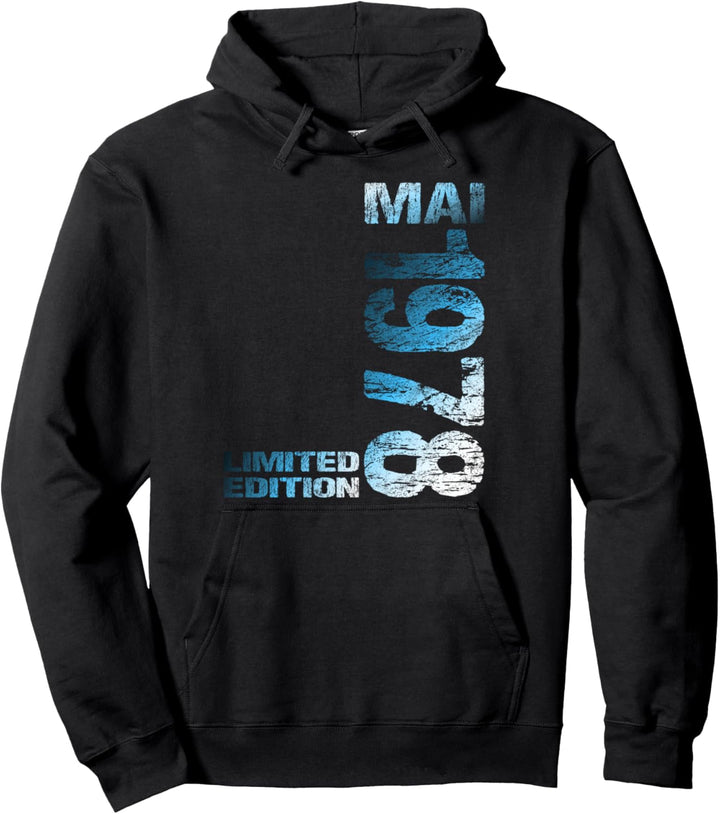 Mai 1978 Mann Frau 46. Geburtstag Limited Edition 46 Pullover Hoodie