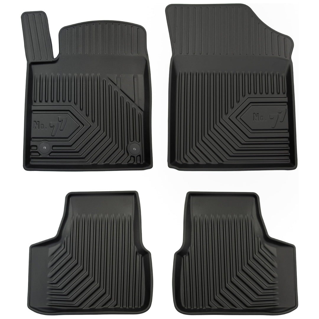 M MOTOS Gummimatten Auto Fussmatte passt für SEAT MII 2011-2019 Verbessern Sie Ihren Reisekomfort mi