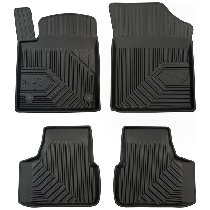 M MOTOS Gummimatten Auto Fussmatte passt für SEAT MII 2011-2019 Verbessern Sie Ihren Reisekomfort mi