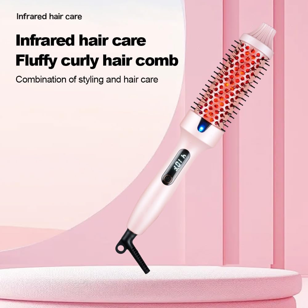 Thermobürste mit Infrarot-Technologie, Thermal Brush 2-in-1 Styler & Föhn, 30-Sekunden Schnellaufhei