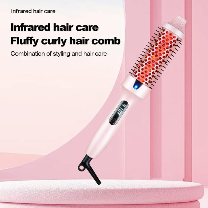 Thermobürste mit Infrarot-Technologie, Thermal Brush 2-in-1 Styler & Föhn, 30-Sekunden Schnellaufhei