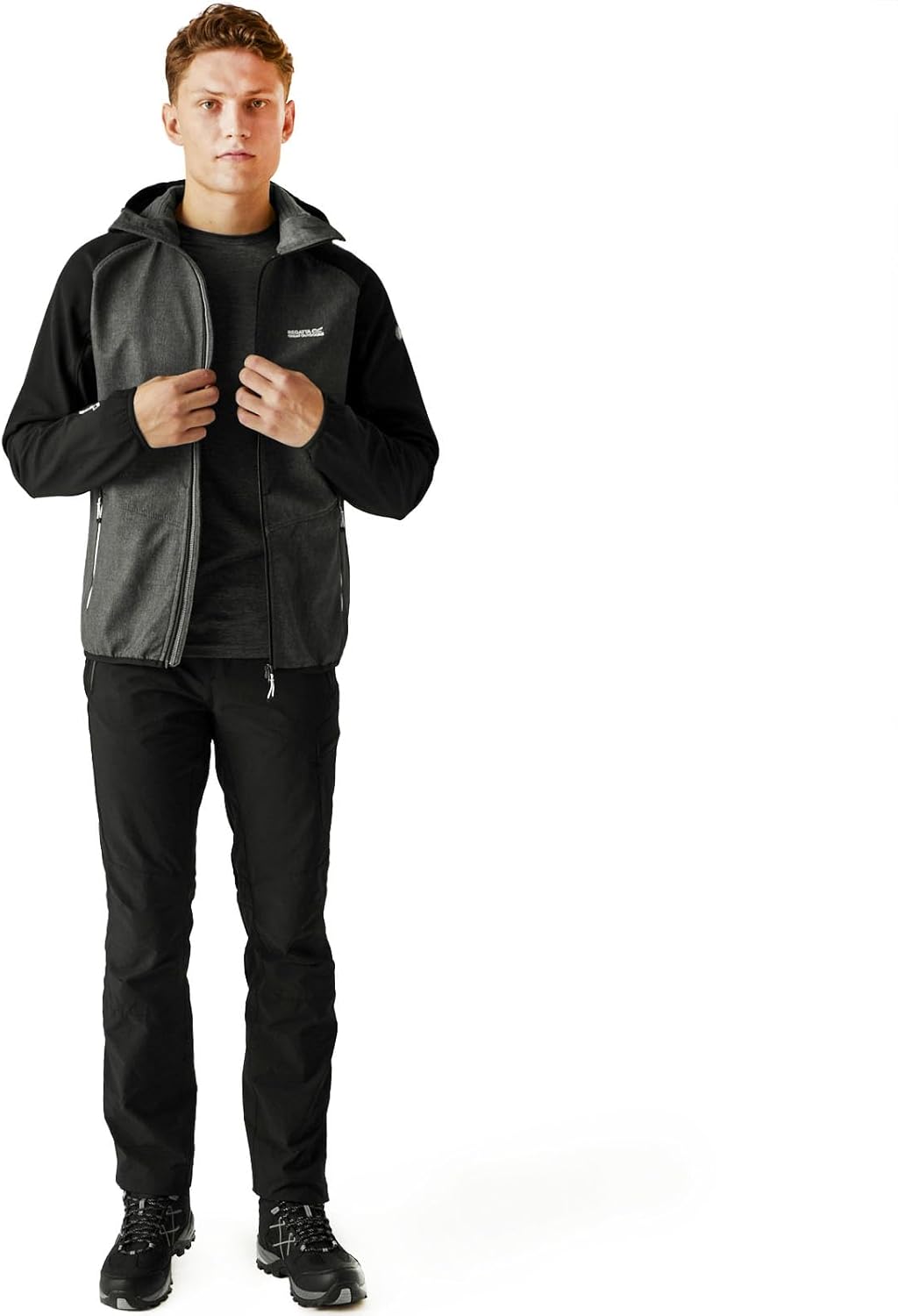 Regatta Herren Arec Iii Jacket S Ash Marl/Black, S Ash Marl/Black