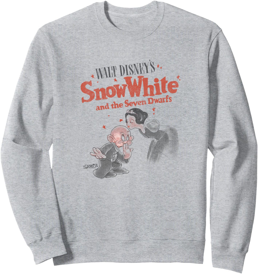 Disney Snow White & Dopey Distressed Portrait Sweatshirt